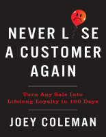 Never Lose a Customer Again by Joey Coleman.pdf